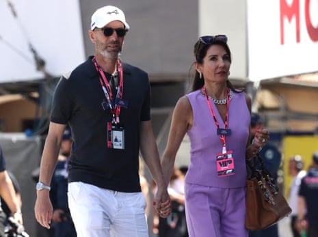 Zinedene Zidane and and wife Veronique Zidane.