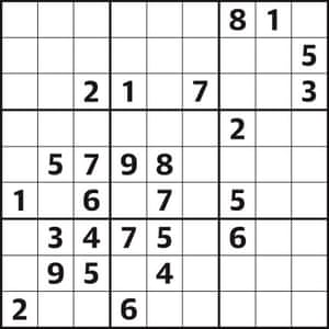 sudoku 4658 expert life and style the guardian