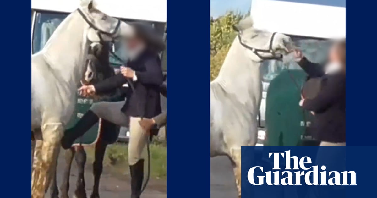 RSPCA investigates after huntswoman filmed kicking and punching a horse