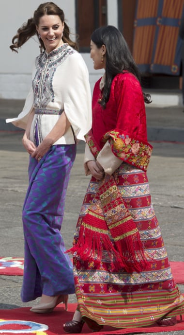 Kate Bhutanese dress