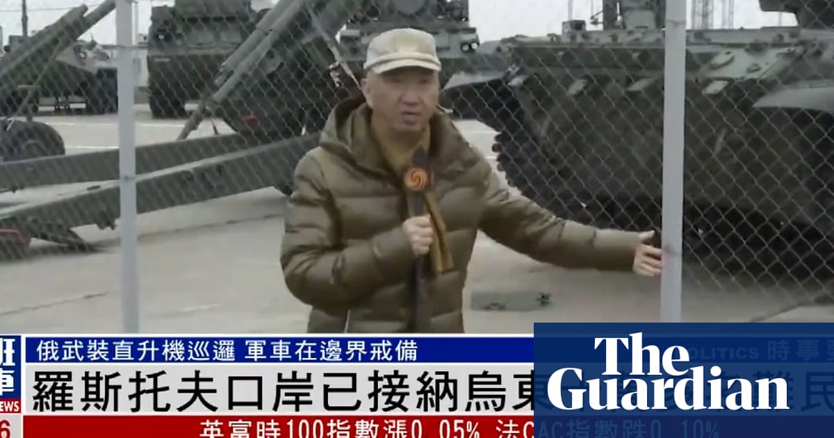 ‘I’m on the frontline in Mariupol’: the Chinese reporter embedded within Russian troops – video