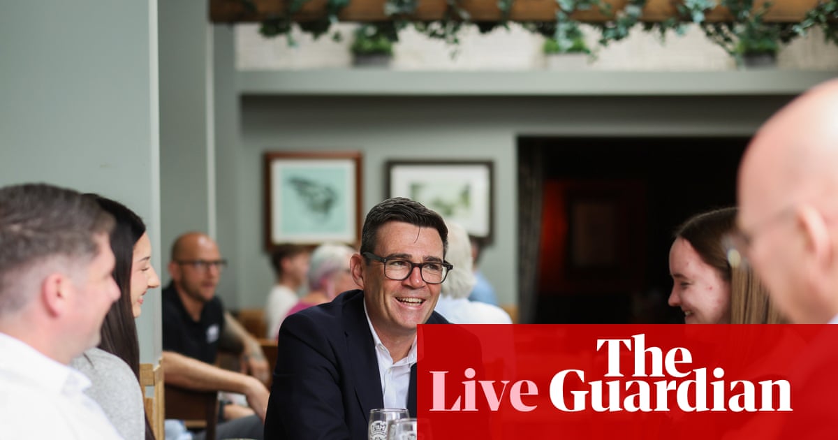 Labour minister denies Burnham ‘too blokey’ – UK politics live