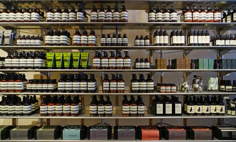 An Aesop store in downtown Sydney. Aesop is a luxury Australian natural cosmetics skin-care company.