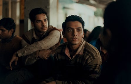 Ishaan Khatter as Shoaib and Vishal Jethwa as Chandan in Homebound