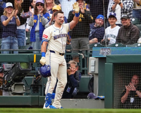 Cal Raleigh Wave Mariners’ Cal Raleigh ties Mickey Mantle’s record with 54th home run of ...