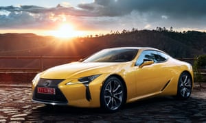 New dawn: the Lexus LC 500 in ‘Naples yellow’.