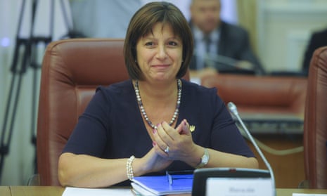 Ukraine’s finance minister, Natalia Yaresko