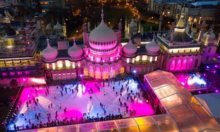 Royal Pavilion ice rink, Brighton.