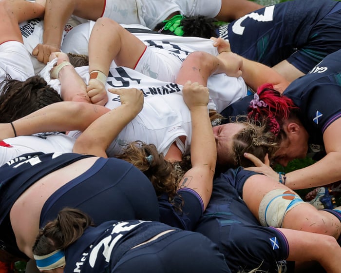 Hats, high fives and mauls: Women’s Rugby World Cup 2025 – a picture essay