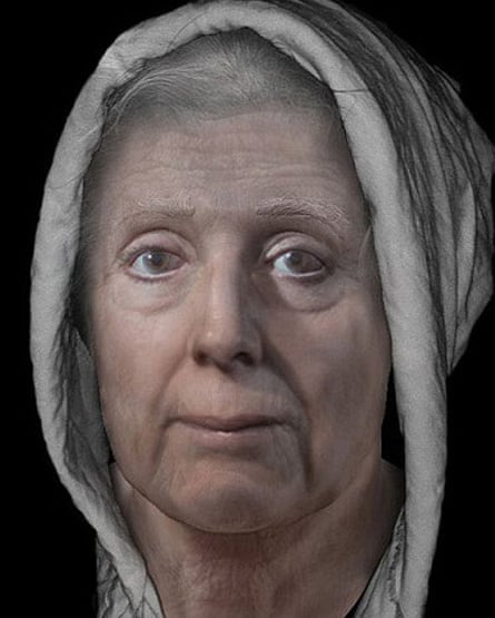 Digital reconstruction of the face of Lilias Addie.