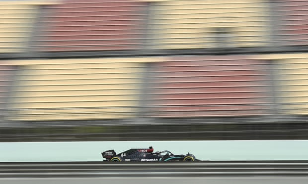 Mercedes driver Lewis Hamilton at the Spanish Grand Prix.