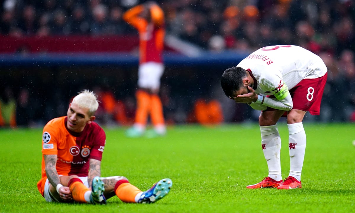 Manchester United undone by Onana's gifts in six-goal Galatasaray thriller | Champions League | The Guardian