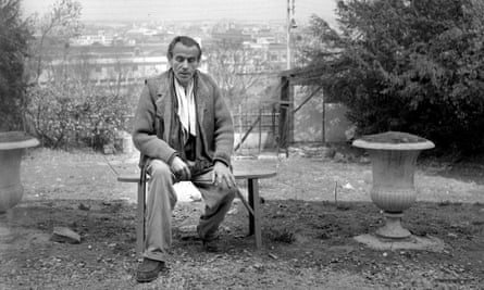Louis-Ferdinand Céline at his home in Meudon in about 1955.