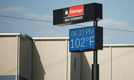 u.s. Texas Extreme Heat - 18 Jul 2022<br>Mandatory Credit: Photo by Xinhua/REX/Shutterstock (13038194b) A sign reads the temperature at 102 degrees Fahrenheit in San Antonio, Texas, the United States, on July 18, 2022. More than 100 million people are currently under heat related warnings and advisories across the United States, the National Weather Service (NWS) Weather Prediction Center said on Tuesday. u.s. Texas Extreme Heat - 18 Jul 2022