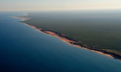 从空中俯瞰布鲁姆以北的金伯利海岸