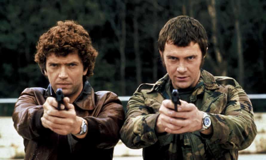 Martin Shaw and Lewis Collins in The Professionals.