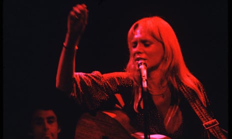 Jackie DeShannon performing on stage during 1972-73.
