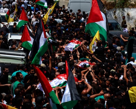 Kafr Malik Attack: Three Palestinians Killed in West Bank 2 They attack us without provocation': West Bank town mourns its dead after settler raid | West Bank | The Guardian