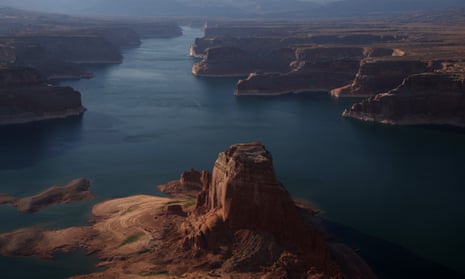 Lake Powell, an artificial reservoir on the Colorado River in Utah.