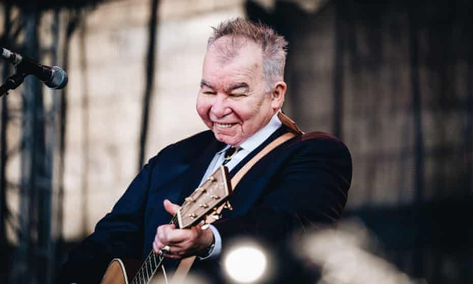 John Prine playing Newport folk festival in 2016.