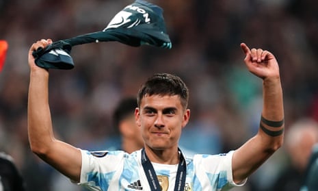 Paulo Dybala may just fancy a longer stay in England after his joyful trip to Wembley last month for the  Finalissima.