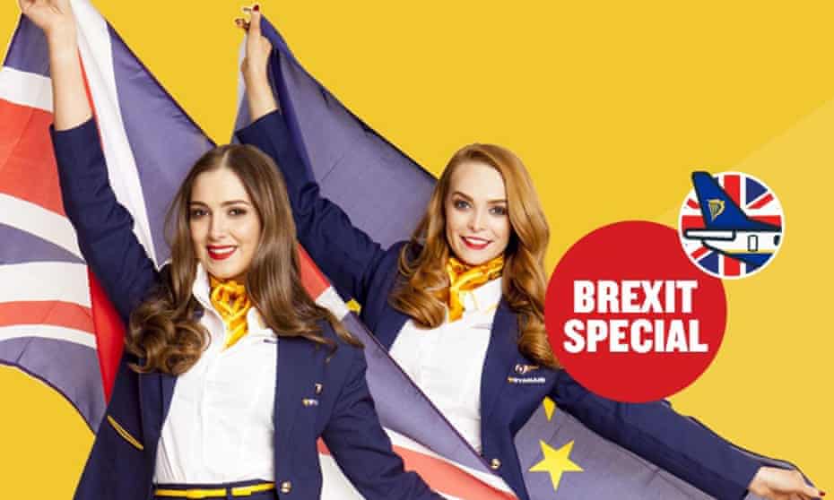 Ryanair’s EU referendum ‘Brexit special’ ad.