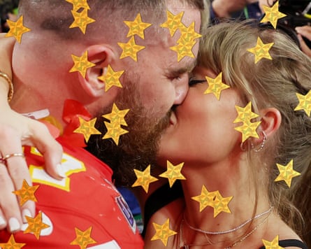 Travis Kelce and Taylor Swift.