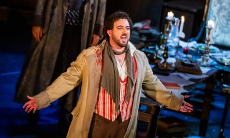 Freddie De Tommaso as Cavaradossi at the Royal Opera House.