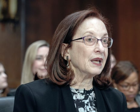 Shira Perlmutter testifies during a Senate judiciary subcommittee on intellectual property oversight hearing of the United States Copyright Office on 13 November 2024.
