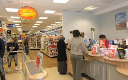 A Post Office inside a WH Smith store