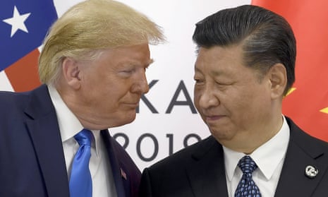 President Donald Trump meets with Chinese President Xi Jinping during a meeting on the sidelines of the G-20 summit in Osaka, Japan. 