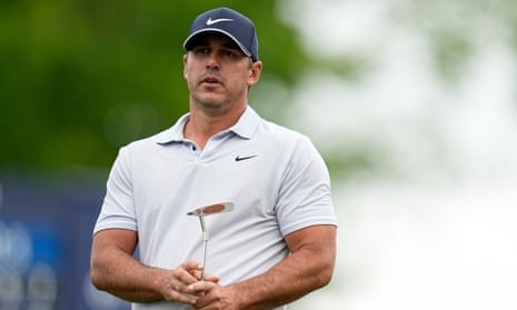 Brooks Koepka leads after three rounds of the 2023 PGA Championship.