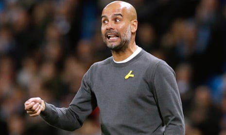 Pep Guardiola has emphasised that that he does not instruct his Manchester City players to foul people.