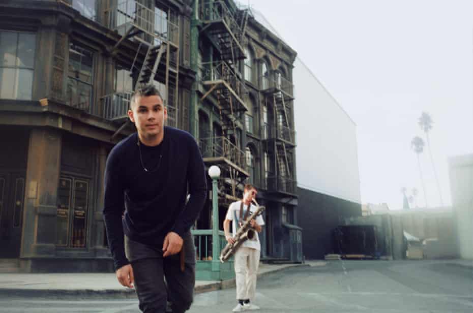 Rostam, foreground, with Henry Solomon.