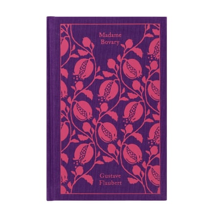 Madame Bovary purple clothbound book