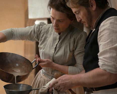 Juliette Binoche and Benoît Magimel in The Taste of Things.