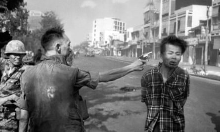 Eddie Adams’s photograph of South Vietnamese police chief Nguyen Ngoc Loan executing a Viet Cong officer in Saigon, Vietnam in 1968.