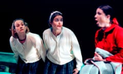 Emma Ashton, Adele Salem and Katherine Dow in the York Theatre Royal’s 2000 adaptation of Behind the Scenes at the Museum.