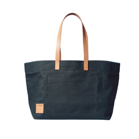 Ally Capellino Clement Large Canvas Tote Bag in Navy