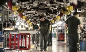the car production line at Castle Bromwich