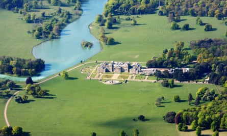 The sky’s the limit: an aerial view of Holkham Hall and it’s magnificent setting.