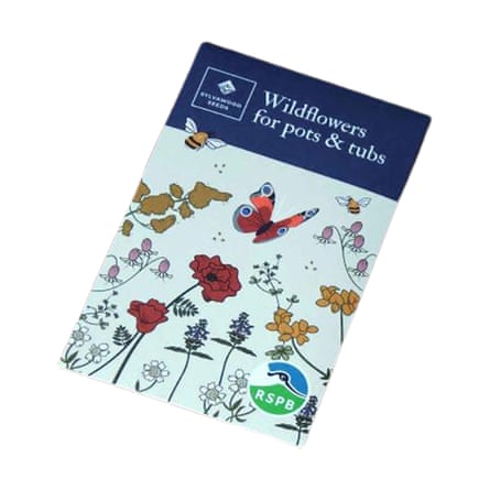 RSPB Wildflowers seeds for pots seed pack