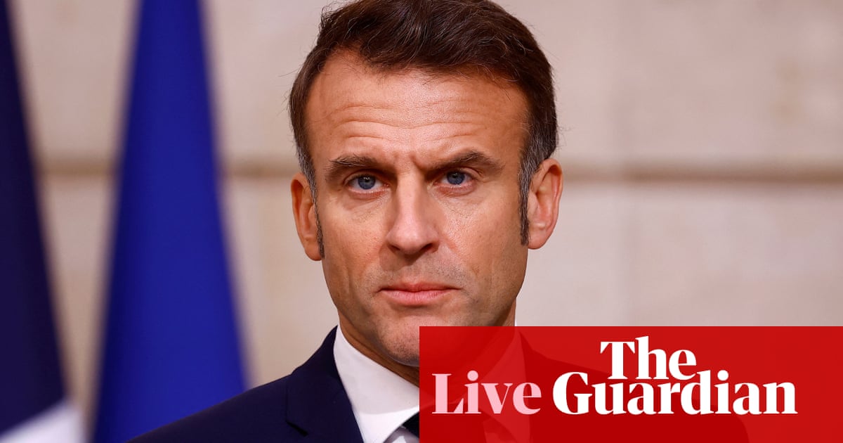 Emmanuel Macron addresses France after no-confidence vote topples Michel Barnier government - live