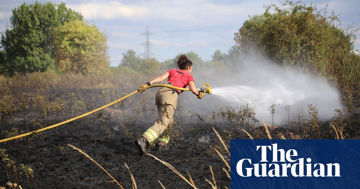 70 firefighters tackle grass fire on Rammey Marsh, north London