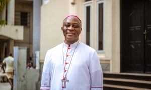 Archbishop Alfred Martins at Holy Cross Cathedral in Lagos