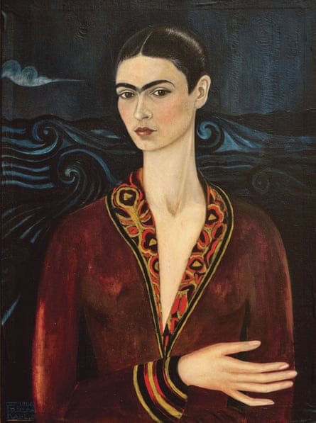 Frida Kahlo, Self-Portrait (With Velvet Dress), 1926.