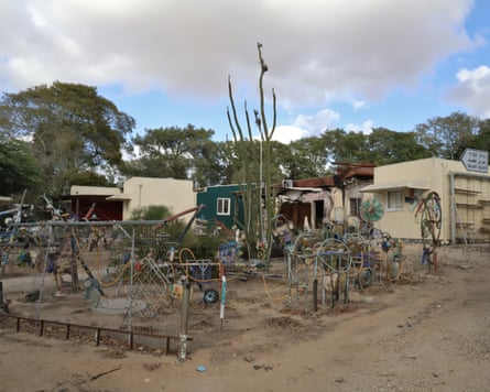 Yocheved Lifshitz’s home with its cactus garden