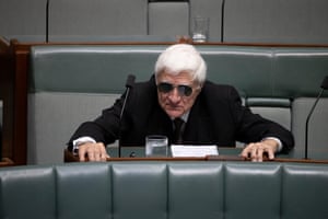The member for Kennedy, Bob Katter, during debate on a censure motion moved by the leader of the House Tony Burke against Scott Morrison.