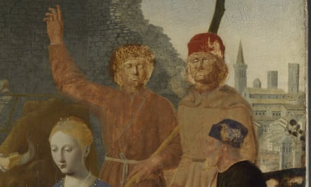 Badly damaged … the shepherds before they were retouched.