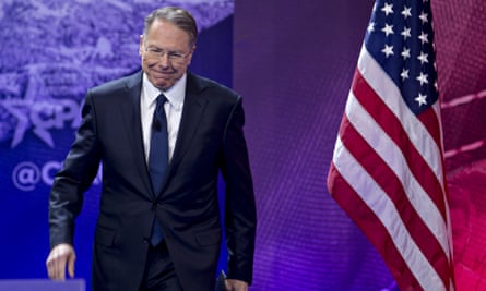 Wayne LaPierre. Dell’Aquila’s lawsuit cites spending of $274,695 at a Beverly Hills clothing store on suits for the NRA’s CEO.